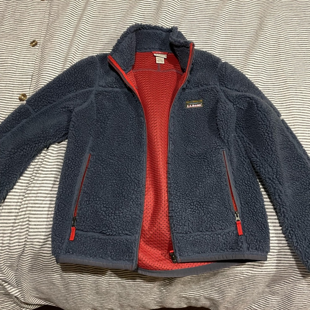 LL Bean wind stopper fleece jacket